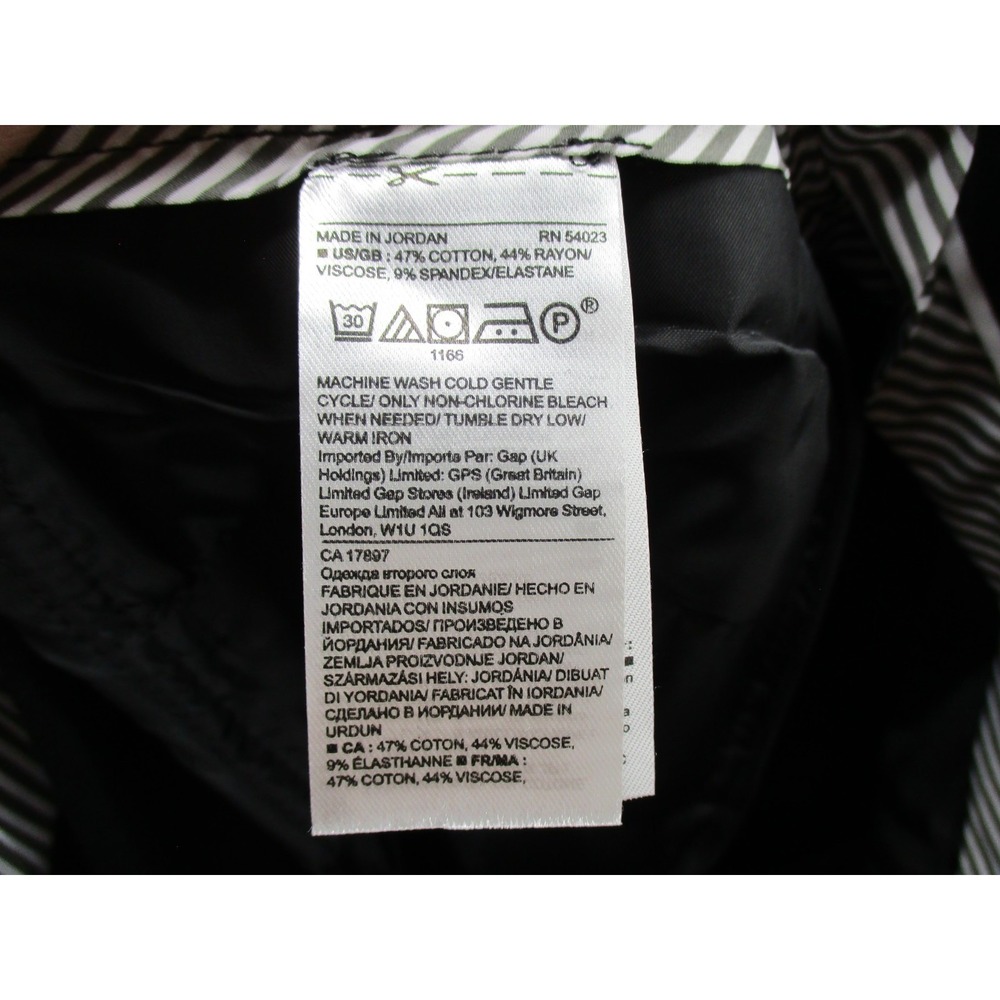 Banana Republic Pants 16 Black Stretch Career Office Work Trouser Minimalist - Picture 7 of 9
